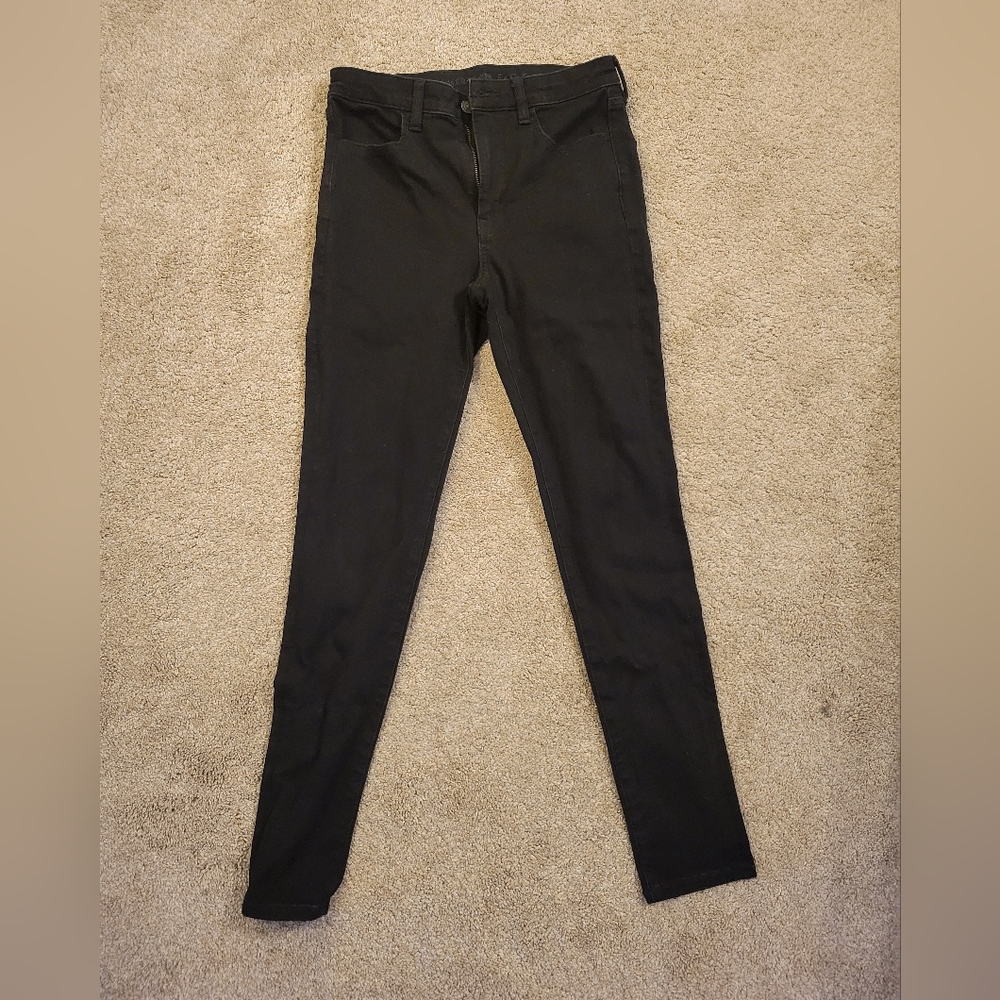 American Eagle black skinny jeans